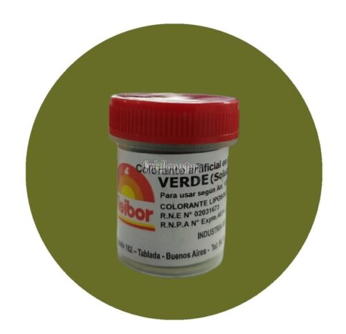 Colorante en Polvo Liposoluble Verde FLEIBOR