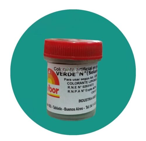 Colorante en Polvo Liposoluble Verde "N" FLEIBOR