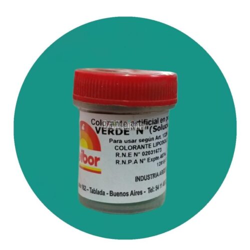Colorante en Polvo Liposoluble Verde "N" FLEIBOR