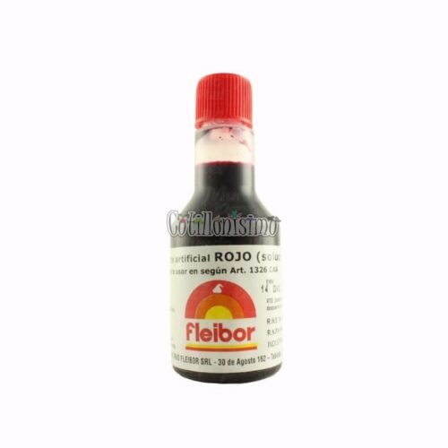 Colorante Liquido Rojo FLEIBOR 30cc
