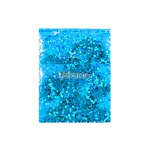 Confetti Mini Hexagonal Turquesa x10 Gramos