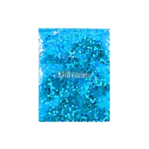Confetti Mini Hexagonal Turquesa x10 Gramos