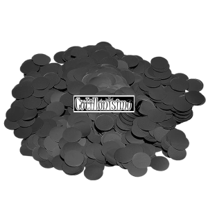Confetti Redondo para Globos - Color NEGRO x10 Gramos