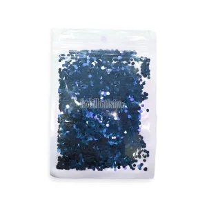 Confetti Redondo Mini Metalizado Azul x12 Gramos