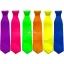 Corbata LISA Colores Surtidos X1 Unidad 48cm (PLASTICO)