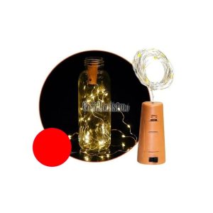 Corcho Alambre Tira Led Color Rojo