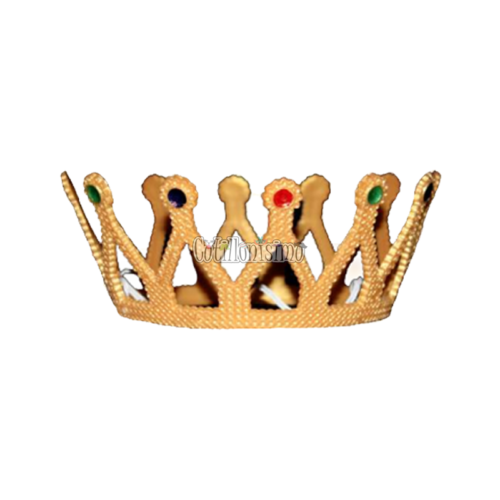 Corona Rey Dorada Plastica Encastrable