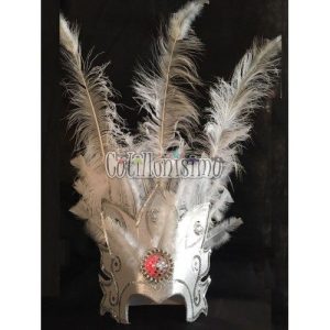 CORONA Luminosa con Plumas TREBOL (LED) - Imagen 4