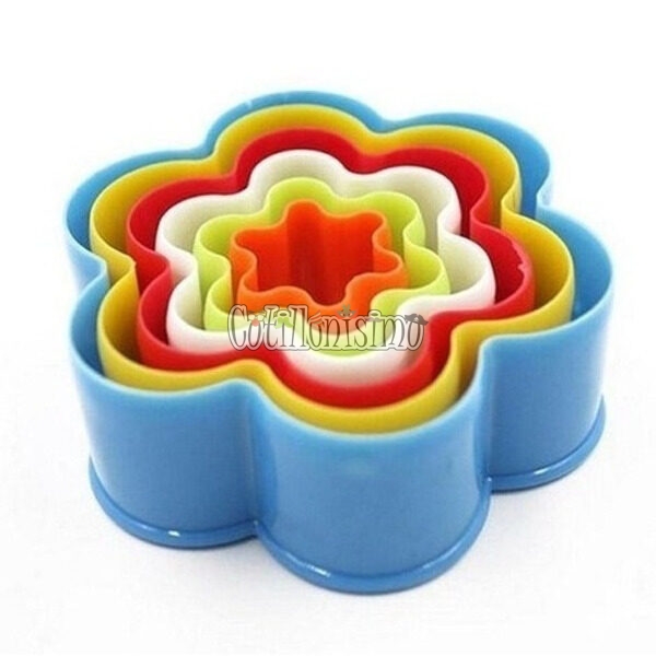 Set Cortantes Flor Plastico x6 Unidades - Imagen 2