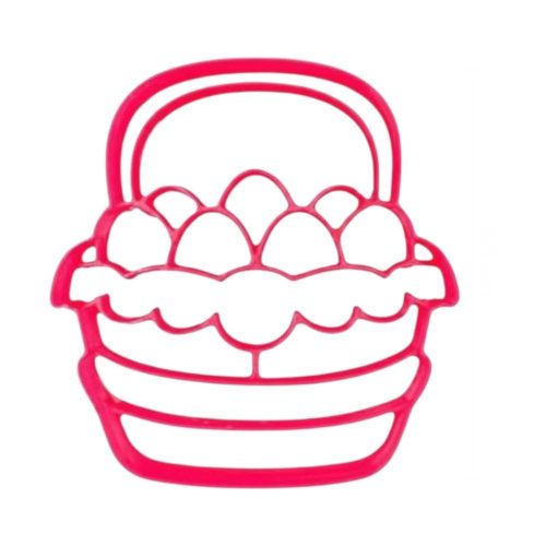 Cortante Marcador Canasta de Huevos Pascua