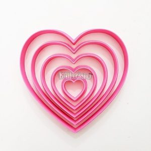 Cortante Marcador Corazones x5 Unidades