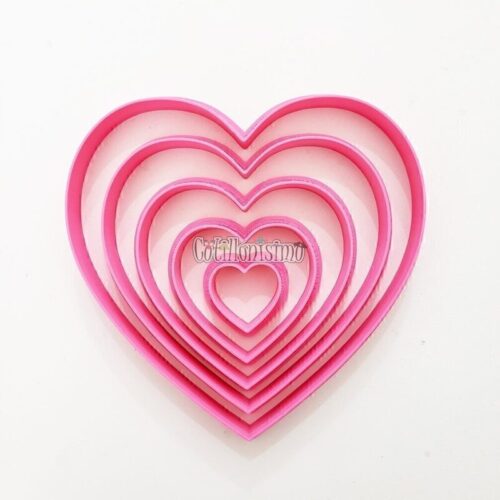 Cortante Marcador Corazones x5 Unidades