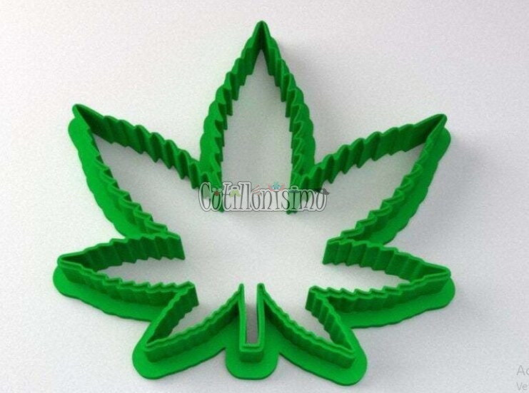 Cortante Hoja de Marihuana