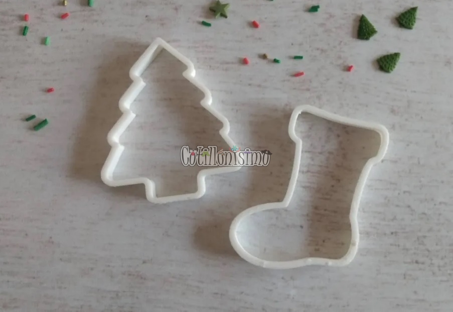 Cortante Marcador Bota y Arbol Navideño