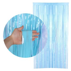Cortina Lluvia Celeste Pastel 2,20 X 1