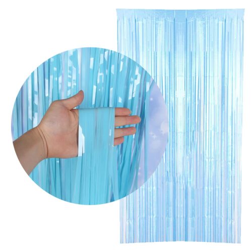 Cortina Lluvia Celeste Pastel 2,20 X 1
