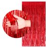 Cortina Lluvia Metalizada Roja 2,20 X 1