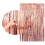 Cortina Lluvia Metalizada Rosa Gold 2,20 X 1