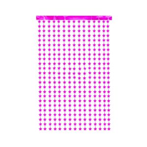 Cortina Lluvia de ESTRELLAS - Color Fucsia 2,20 x 1 MT