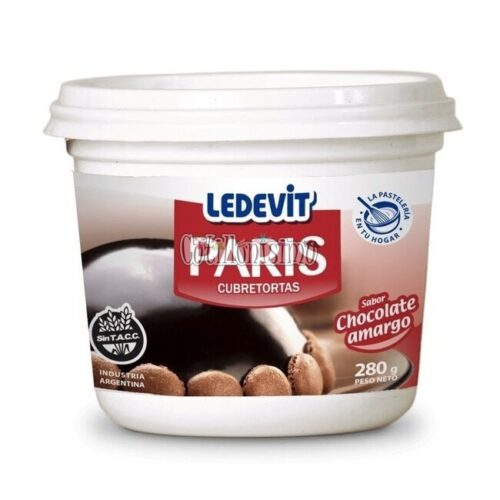 Crema Paris Chocolate Amargo LEDEVIT 280gr