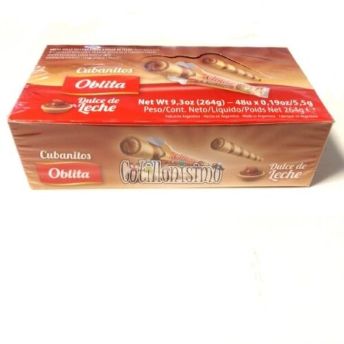 Cubanito OBLITA DULCE DE LECHE X48 Unidades