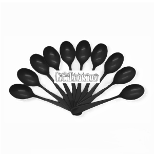 Alternative view of Cubiertos Descartables CUCHARA REFORZADA NEGRA 16cm X10 Unidades