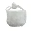 Delantal con Volado Blanco x1 Unidad Crosti