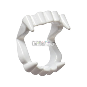 Dientes Vampiro DRACULA Plastico x12 Unidades PATRIMAR