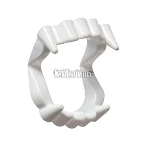 Dientes Vampiro DRACULA Plastico x12 Unidades PATRIMAR