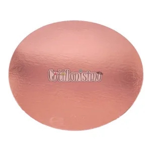 Disco Base Para Torta Rosa Gold 18 Cm