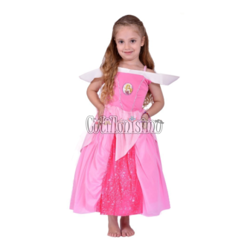 Disfraz BELLA DURMIENTE PLUS OFICIAL DISNEY Talle 2 Niños - Imagen 2