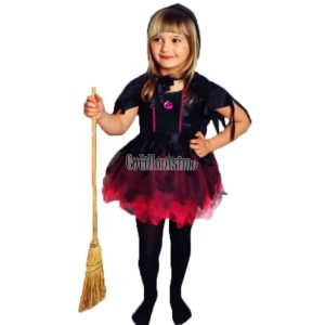 Disfraz BRUJA Con TULL FUCSIA ESPECIAL Talle 1 Crosti