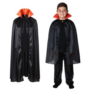 Disfraz CAPA DRACULA NIÑO Talle Unico 70 cm Crosti