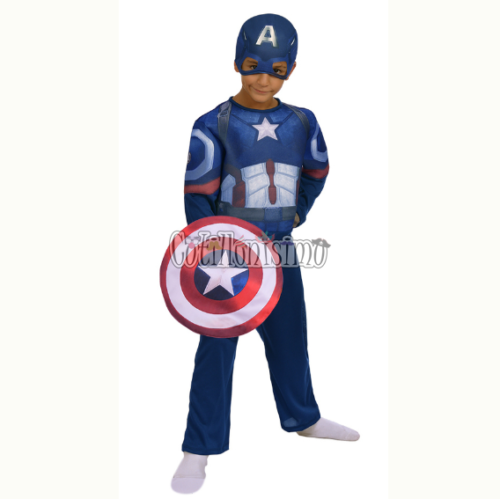 Disfraz CAPITAN AMÉRICA PLUS OFICIAL MARVEL T0 NewToys - Imagen 2