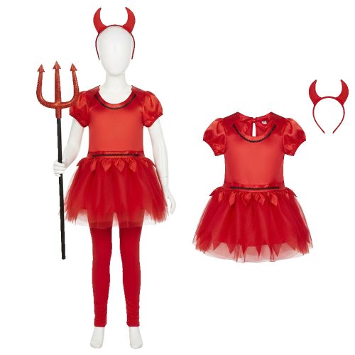 Disfraz DIABLITA Con TULL Talle 1 Crosti