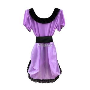 Disfraz DAMA ANTIGUA Color Lila Talle 1 (Infantil)