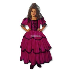 Disfraz Dama Antigua Especial Bordo Talle 3 Crosti