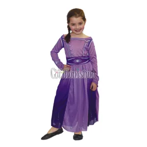 Disfraz ELSA FROZEN II VIOLETA PLUS OFICIAL DISNEY T2 Niños - Imagen 2