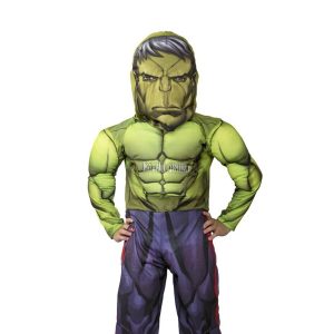 Disfraz HULK MUSCULOSO OFICIAL MARVEL Talle 0 Niños NewToys