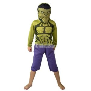 Alternative view of Disfraz HULK Licencia OFICIAL MARVEL Talle 1 Niños NewToys