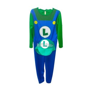 Disfraz LUIGI BROS Talle 3 (Infantil)