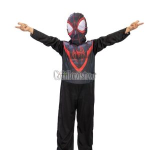 Disfraz SPIDERMAN MILES MORALES OFICIAL MARVEL Talle 2 Niños - Imagen 2