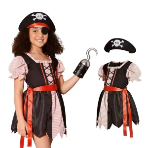 Disfraz PIRATA NENA Economico Talle 1 Crosti