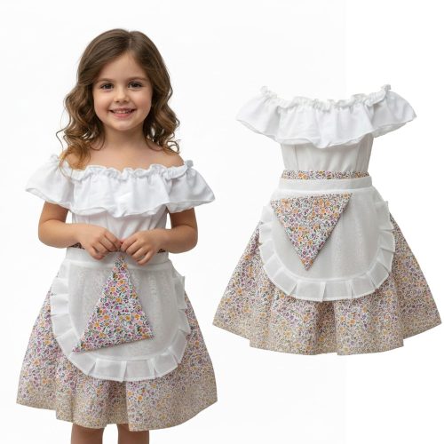 Disfraz Paisana Talle 1 Rosa Echyzos