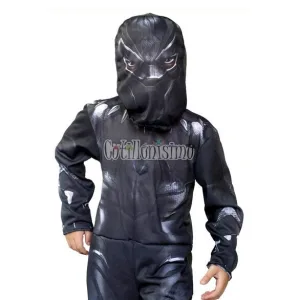 Disfraz BLACK PANTHER PLUS OFICIAL MARVEL Talle 2 Niños