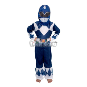 Disfraz POWER RANGER AZUL PLUS OFICIAL HASBRO T2 NewToys - Imagen 3