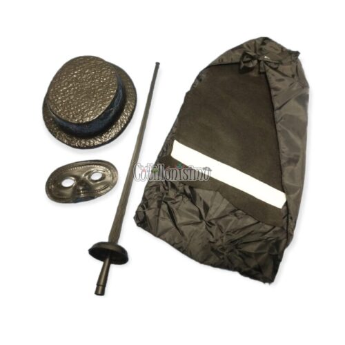 Set Disfraz Zorro 5 Piezas Para Niños