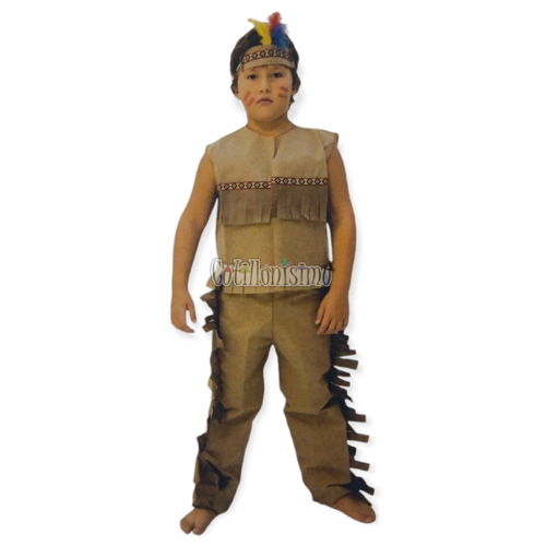 Disfraz de Indio Talle 1 Crosti