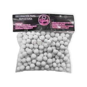 Drops Perlas Medianas Blancas Sprink x40 Gramos