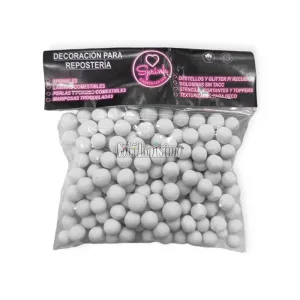 Drops Perlas Medianas Blancas Sprink x40 Gramos